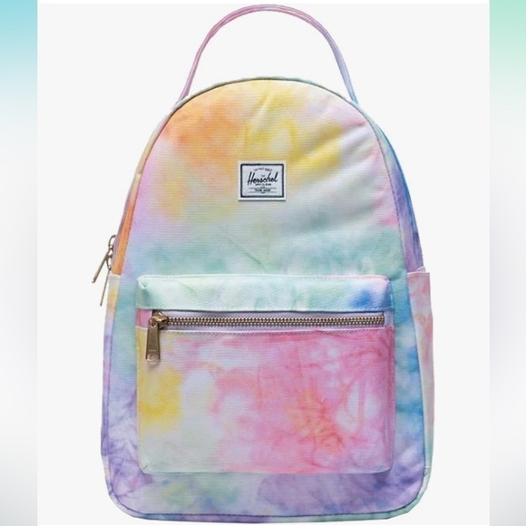 NWOT Herschel Nova Tie Dye Multi Colored Backpack. - Picture 1 of 7